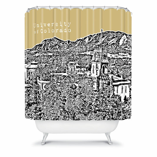 Deny Designs Bird Ave University Shower Curtain SHX3_G4HRY08