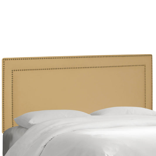 Darby Home Co Albertina Upholstered Panel Headboard - Size: King, Upholstery: Velvet Buckwheat VEC5_X7DYE78