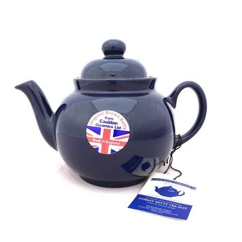 Cobalt Betty Teapot - 4 Cup by British Food Supplies ZNU8_S9NCV50