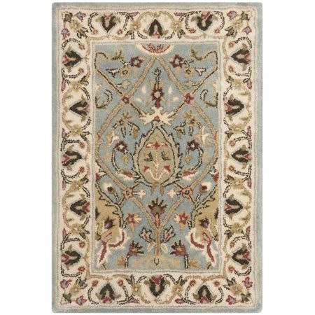 Charlton Home Fullwood Hand-Tufted Wool Beige/Red Area Rug, Size: Rectangle 2 x 3 YVE5_W0YNU86