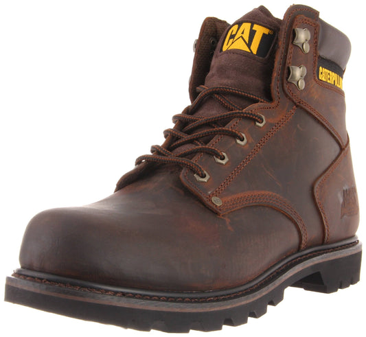 Caterpillar Mens Second Shift Work Boot - Dark Brown VXT8_R3VSE99