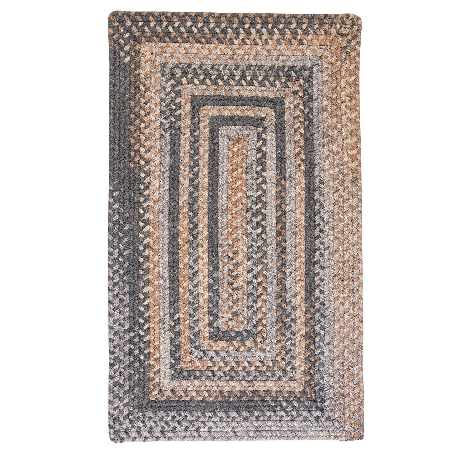 Colonial Mills 2&0x22 x 7&0x22 Graphite Gloucester Runner Area Rug QBG6_G7BKI12