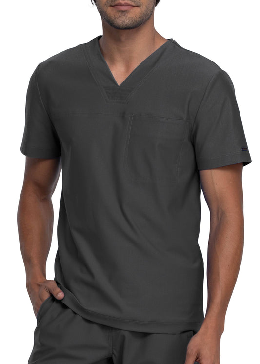 Cherokee Form Mens V-Neck Top - Pewter (XS) WVG0_P6GRL15