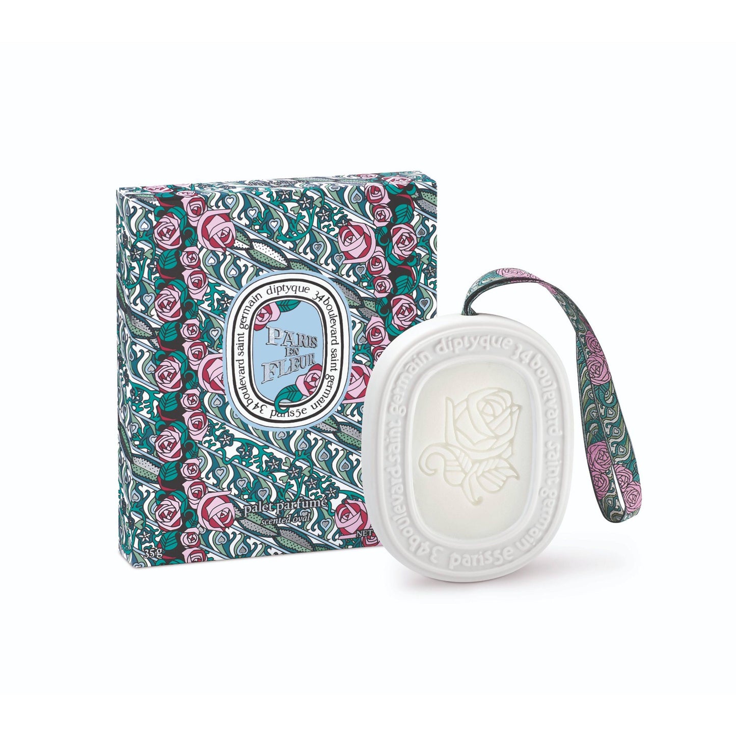 Diptyque Paris en Fleur Scented Oval SJA4_Y1YLW87