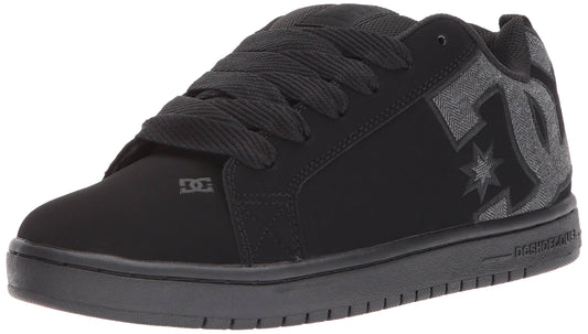 DC Court Graffik SE Mens Skate Shoes Black/Heather Grey : 17 D DSM8_V1HXR90