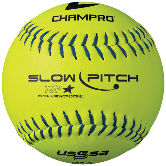 Champro USSSA 12 Slowpitch Tournament Softball(Dz) Yellow ZYD0_L1COQ43