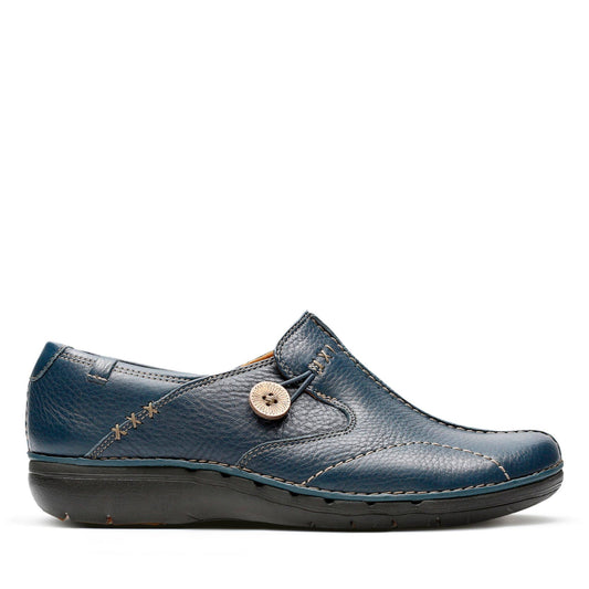 Clarks Un Loop 8.5 Womens Navy BKM7_Y6LHJ55