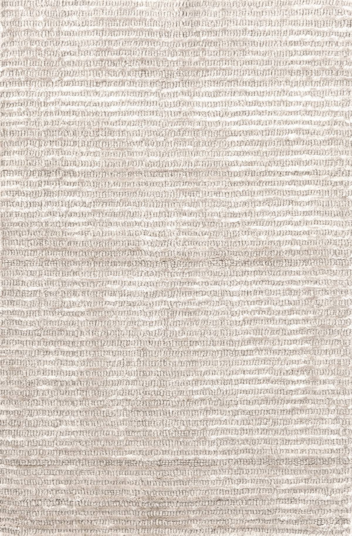 Dash and Albert Cut Stripe Ivory Hand Knotted Rug JAE8_N5VUU49