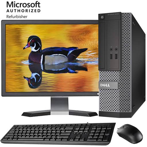 Dell OptiPlex 3020 SFF Computer Intel Core i5-4570 4GB DDR3 500GB WiFi USB 3.0 DisplayPort Windows 10 Pro Includes 22 inch LCD M JVU7_T6BIK14