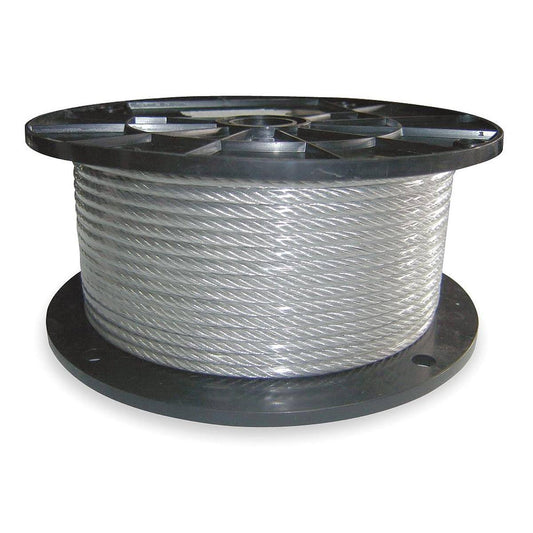 Dayton 2TAC7 Cable, 1/4 in, L 500 ft, WLL 1220 lb VUZ8_T1DIF88