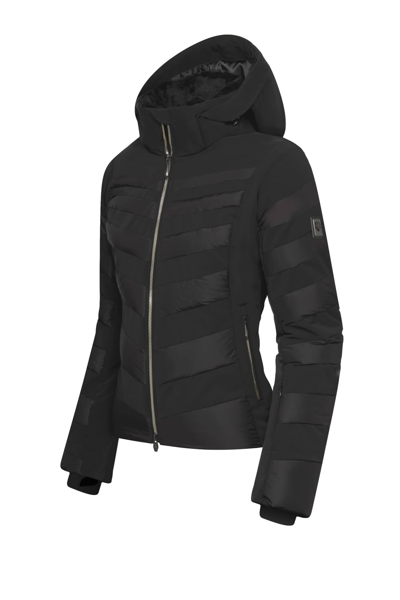 Descente Nika Jacket Black, Womens Thinsulate Insulated Jacket, Size 40 - Color Black QKT9_U4LTF08