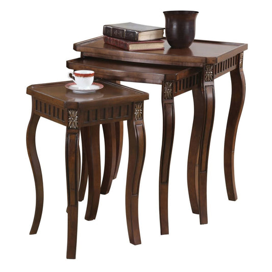 Coaster Home Furnishings Mya Traditional Nesting Table - Warm Brown XNI1_I7JXG67