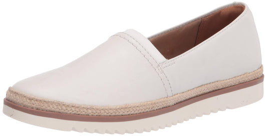 Clarks Serena Paige Womens Shoes White Leather : 9.5 A - Narrow OFN3_U7MCG61