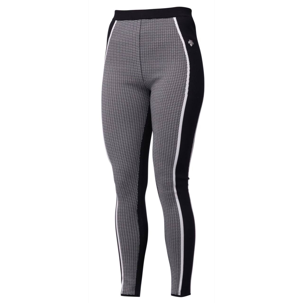 Descente Eden Tight Women?s, Black/Super White, 10 PFO4_Z7THR50