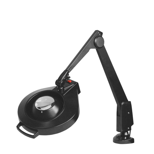 Dazor Circline Clamp Mount 28-Inch LED Magnifier - 16d 5X - Black DIM6_U4KDN29