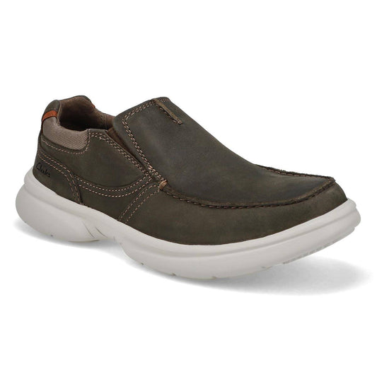 Clarks Bradley Free Mens Shoes Olive Leather : 7 D - Medium LFJ0_U5RQO79