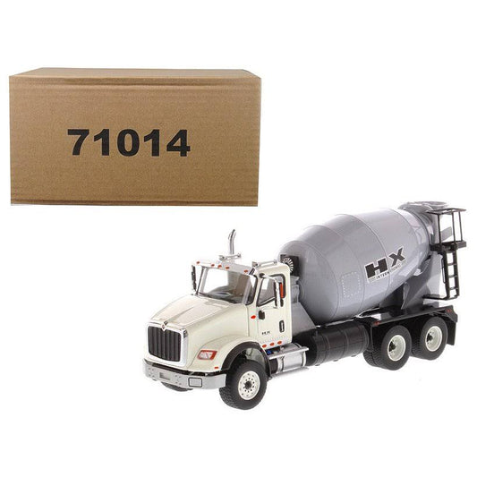 Diecast Masters 71014 International HX615 Concrete Mixer White with Grey Mixer Drum 1-50 Diecast Model YUW8_U7KRW75