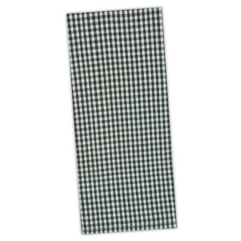 Design Imports Black White Checked Dishtowels Set of 2 UDQ4_H1RFP58