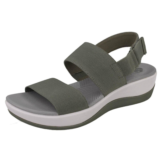 Clarks 410014d Arla Jacory Olive Womens Sandals RVV8_V7IAI23