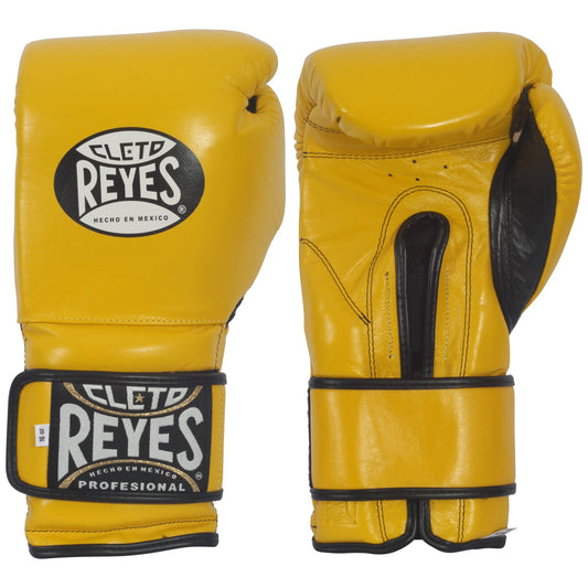 Cleto Reyes Hook and Loop Training Gloves, Yellow YOK9_W5UDQ77