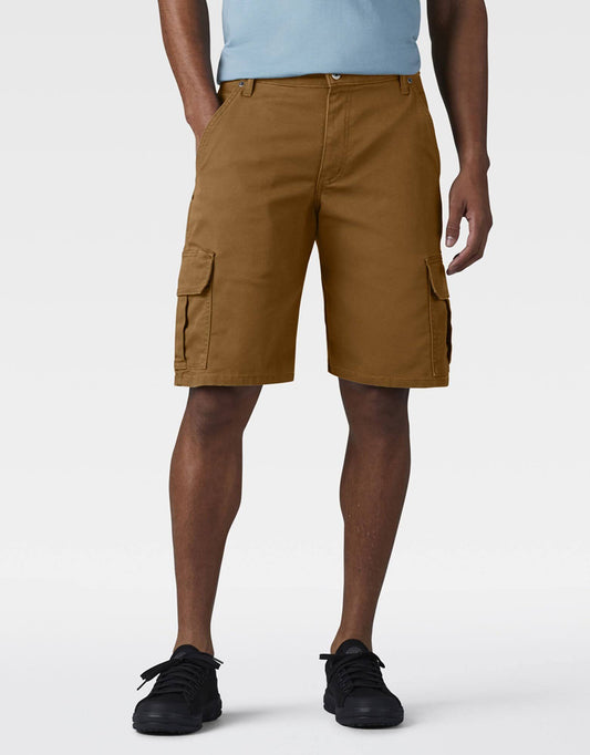 Dickies Mens Duck Cargo ToughMAX Short-Relaxed Brown Shorts 32 IXO1_X3DYZ82