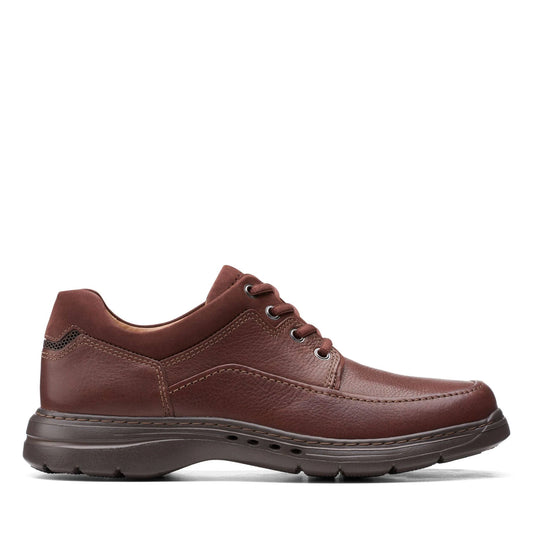 Clarks Mens Un.Brawley Lace - Mahogany Leather GWP2_M5TQT56