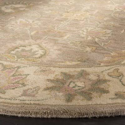 Charlton Home Cranmore Brown/Ivory Area Rug - Color: Brown / Ivory, Rug Size: Oval 4&6x22 x 6&6x22 VXI2_P1UIO37