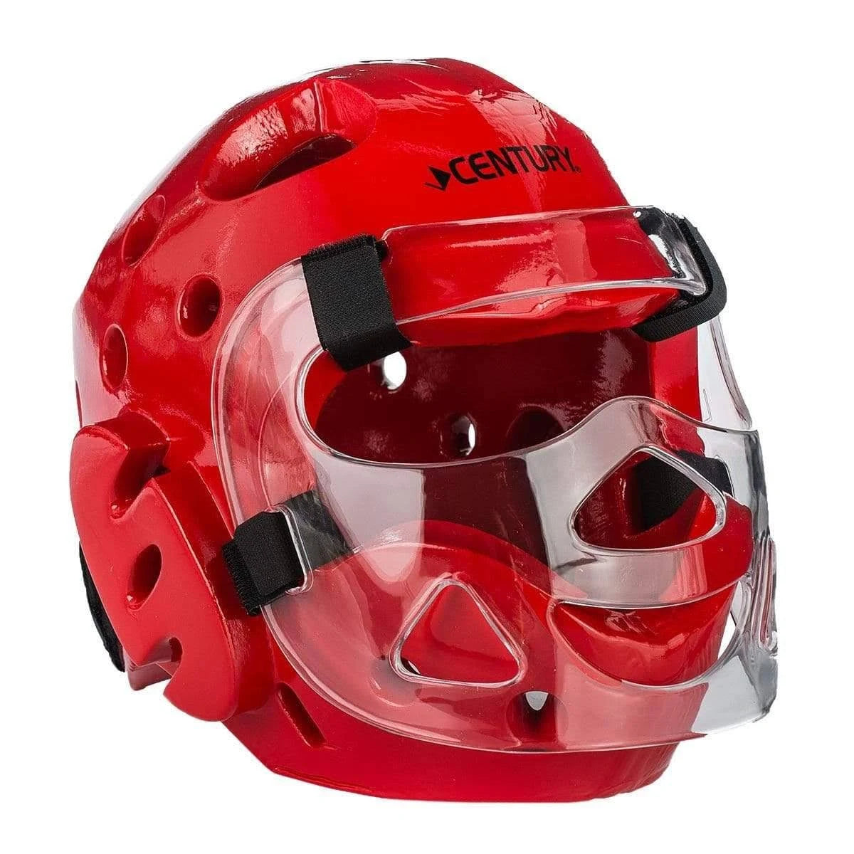 Century Full Head Gear with Face Shield Mask Sparring Head Gear c11427 - Red Youth QAA4_U9QZV62