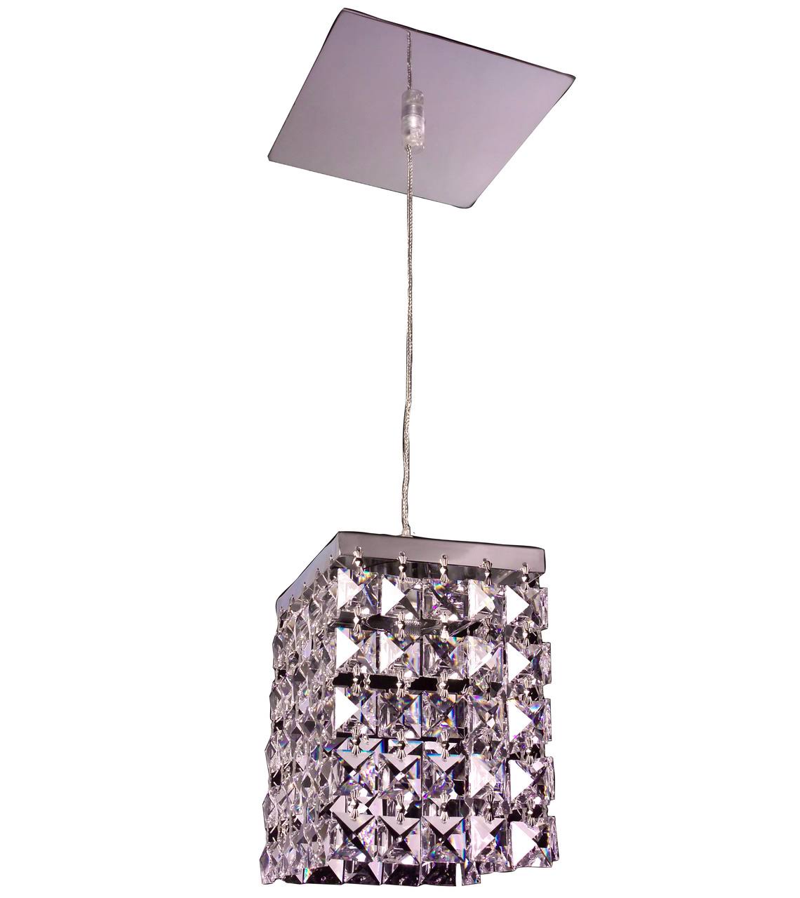 Classic Lighting 16101 CPSQ Bedazzle Pendant Light, Chrome DSL6_O0ZLC05