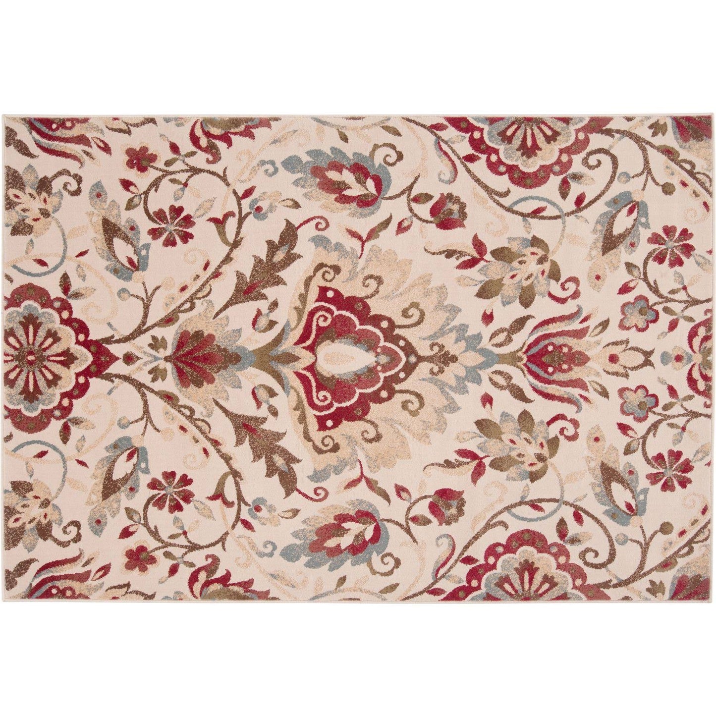 Decor 140 Ceraria Floral Rug, Green, 6.5X9.5 ft RQJ9_F7JZM83