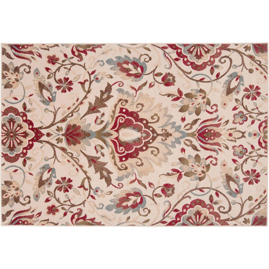 Decor 140 Ceraria Floral Rug, Green, 6.5X9.5 ft RQJ9_F7JZM83