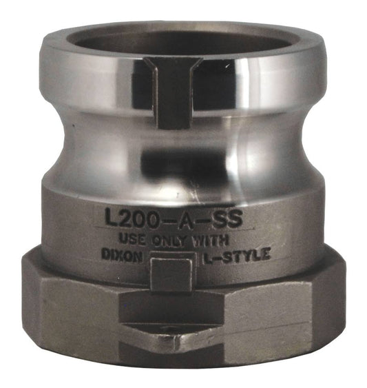 Dixon L300-A-SS 3x22 Vent Lock Male Adapter x Fem NPT 316SS SUI7_J1QRK56