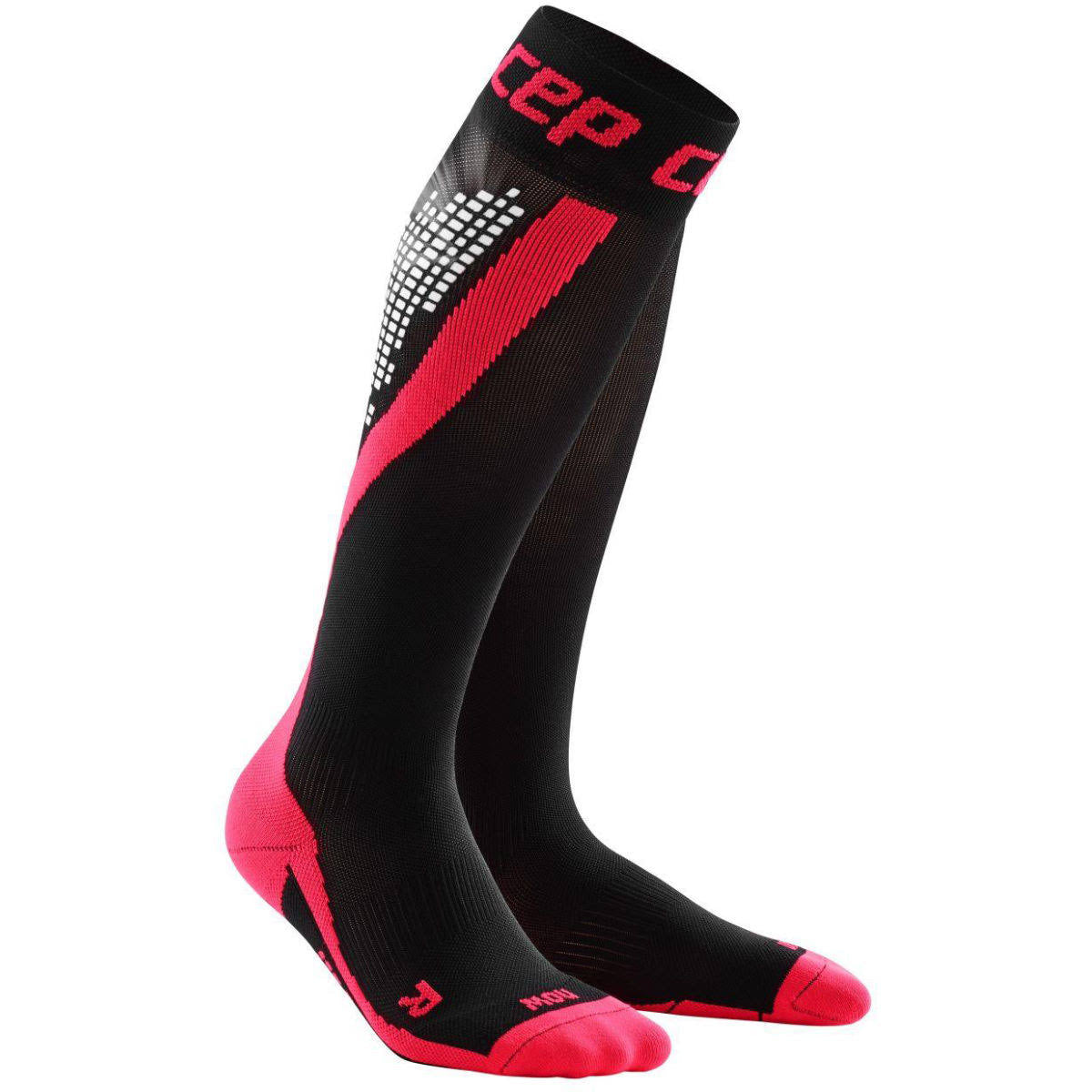 CEP Womens NightTech Socks 2 Pink Compression Socks WBV3_E3MBT46