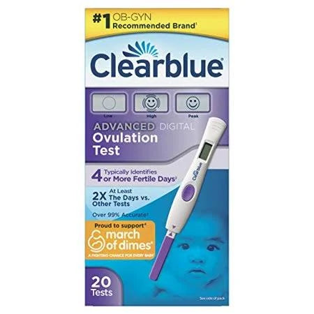 Clearblue Advanced Digital Ovulation Test, Predictor Kit, Featuring Advanced PVB7_X0EKP10